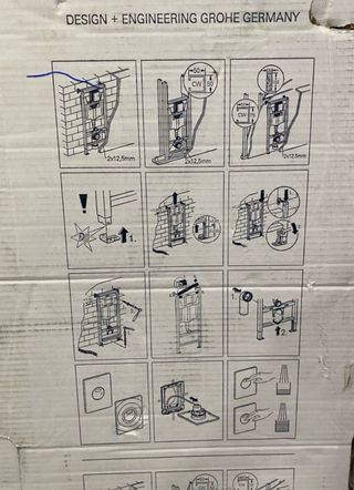 Cisterna empotrada GROHE Solido Compact