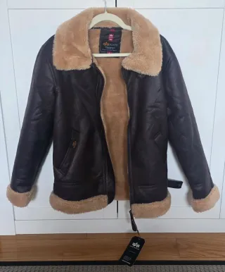 Chaqueta Alpha Industries Piel Marrón