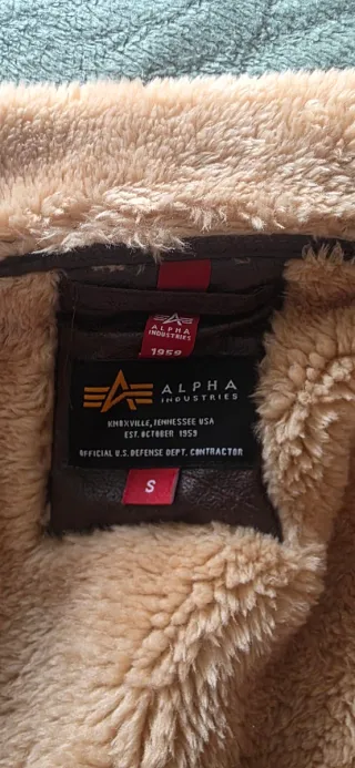 Chaqueta Alpha Industries Piel Marrón