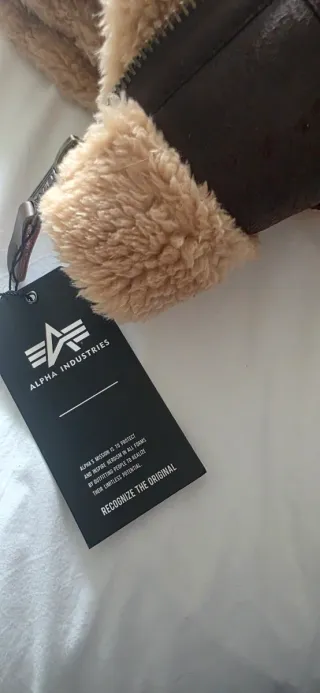 Chaqueta Alpha Industries Piel Marrón