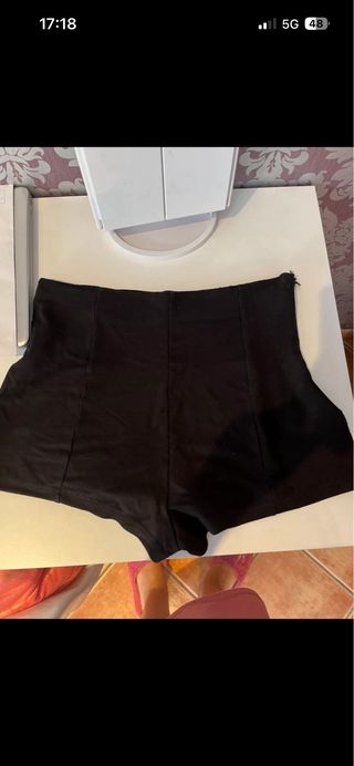 Pantalón pinza elástico negro