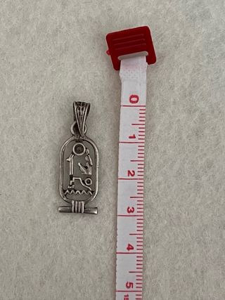 Colgante Plata Jeroglífico Reina Egipcia Isis