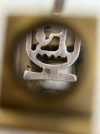 Colgante Plata Jeroglífico Reina Egipcia Isis