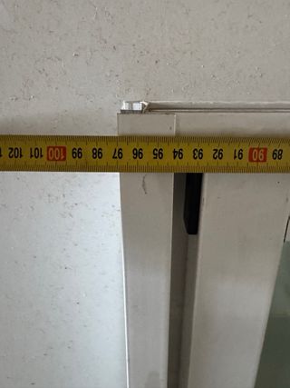 Ventana corredera Climalit con palillería