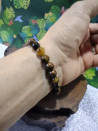 Pulsera cuentas piedra Ojo de Tigre