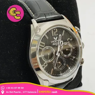 Reloj Viceroy Multifunción Negro y Plateado