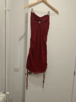 Vestido vino burdeos talla S
