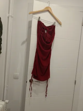 Vestido vino burdeos talla S