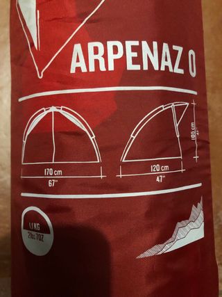 Refugio tienda camping playa