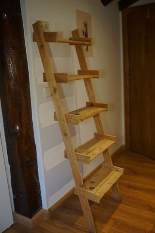Estantería Escalera Madera