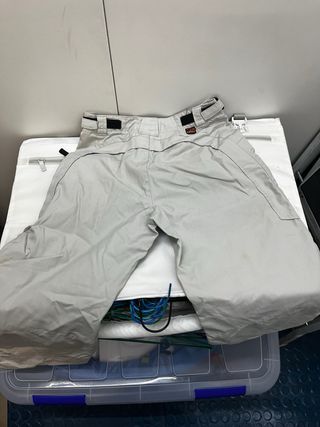 Pantalones de esquí junior blancos