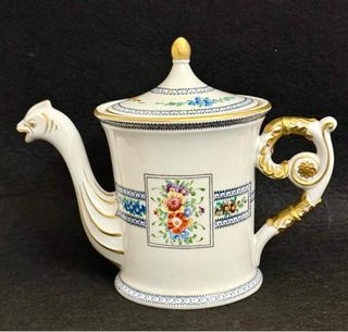 Antica Teiera Sèvres Porcellana