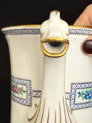 Antica Teiera Sèvres Porcellana