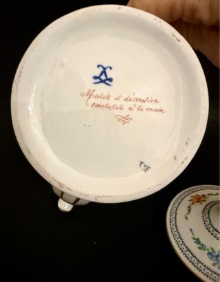 Antica Teiera Sèvres Porcellana