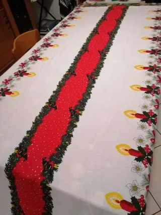 Tovaglia Natale con Candele