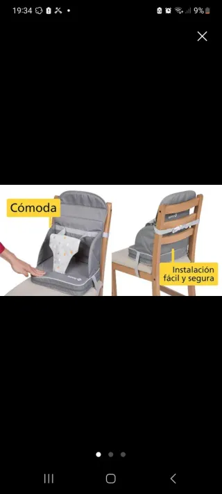 Trona portátil / Alzador bebé Safety 1st