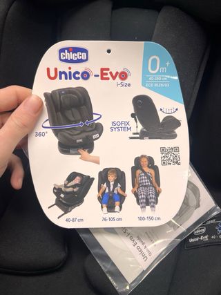 Cadeirinha Chicco Unico EVO i-Size ISOFIX