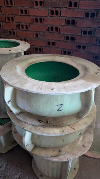 Moldes Fibra Vidrio Poliéster Macetas