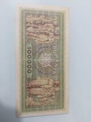Billetes Rumanía 100.000 Lei
