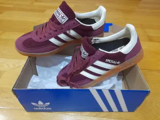 Zapatillas Adidas Handball Spezial burdeo/Blanco