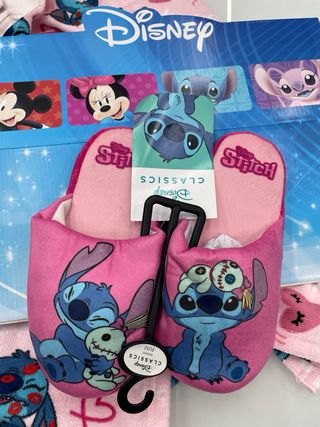 Set accappatoio e ciabatte Stitch bimba