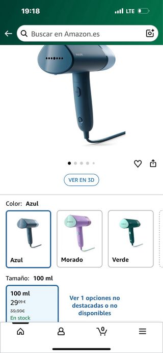 Plancha de vapor Philips 3000 Series