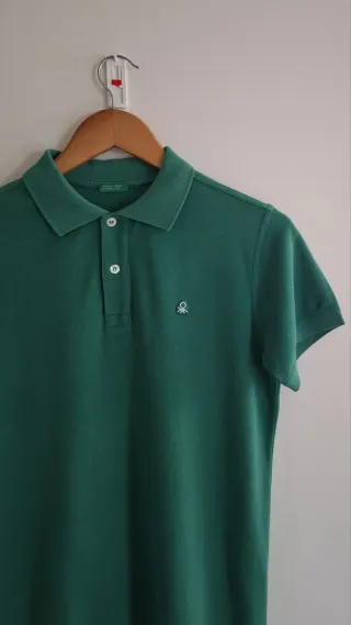 Polo slim fit em algodão puro Benetton - 13/14A
