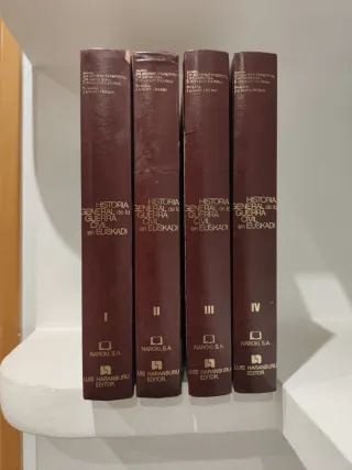 Historia General de la guerra civil en Euskadi.
