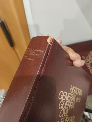 Historia General de la guerra civil en Euskadi.