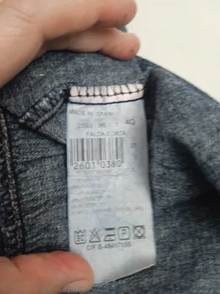 Falda vaquera premamá