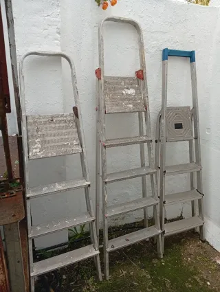 Lote 3 Escaleras Aluminio