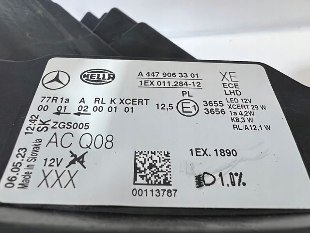 Faro Full LED para Mercedes Benz Clase V-Vito-EQV