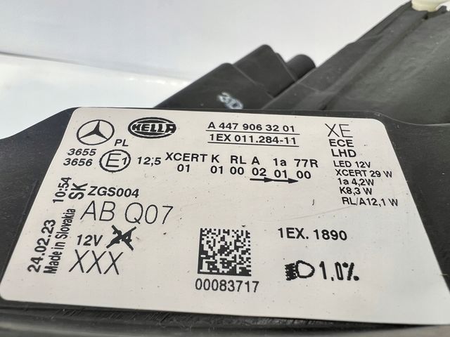 Faro Full LED para Mercedes Benz Clase V-Vito-EQV