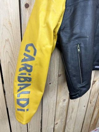 CHAQUETA T-M DE MOTO GARIBALDI AMARILLO