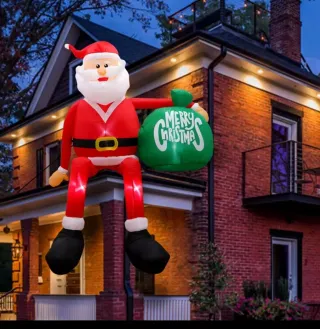 Papa Noel Inflable Gigante Navidad