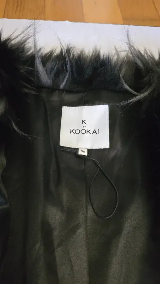 Pellicciotto Kookai Nero/Grigio XS