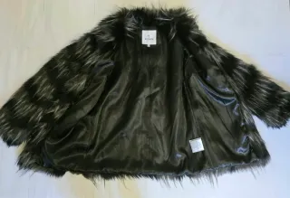 Pellicciotto Kookai Nero/Grigio XS