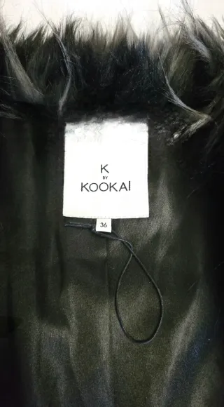 Pellicciotto Kookai Nero/Grigio XS