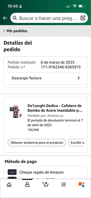 Cafetera DeLonghi Roja perfecto estado