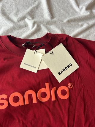 Camiseta Sandro Roja SANDRO Talla M Nueva