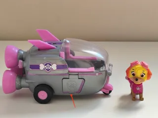 LOTE Patrulla Canina: Figuras y Libro Colorear