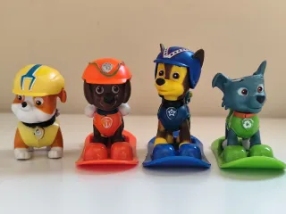 LOTE Patrulla Canina: Figuras y Libro Colorear