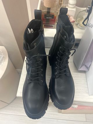 Anfibio donna nero con zip tg 39 nuovo