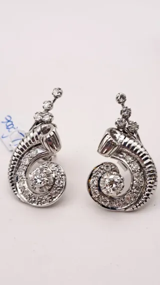 Pendientes de diamantes
