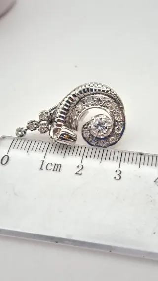 Pendientes de diamantes