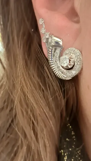 Pendientes de diamantes