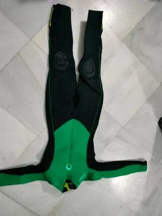 Traje Neopreno Niño Surf Verde/Negro