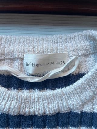 Jersey Lefties Rayas Azul y Blanco Talla M