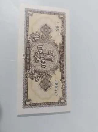 Billete 1 Leu Rumanía