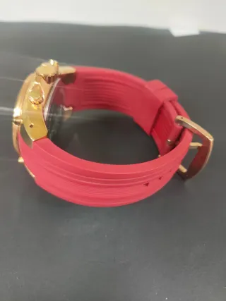 Reloj Marea Dorado y Rojo